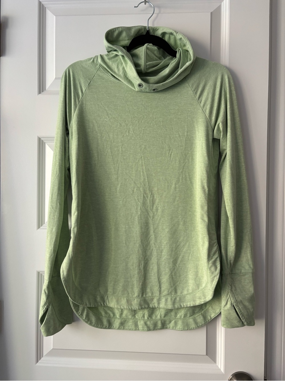 Athleta Light Green Pullover Hoodie XS